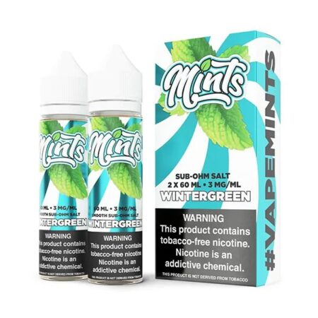 Wintergreen Vape Juice by Mints Series – Smooth, Sweet, and Refreshing Menthol Blend