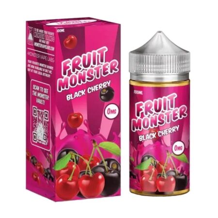 Black Cherry Fruit Monster TFN E-Juice 100mL – A bold and juicy black cherry flavor with a smooth and rich finish
