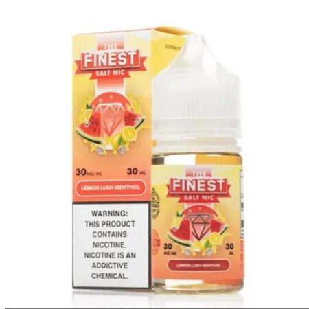Lemon Lush Menthol The Finest SaltNic – Juicy Watermelon, Tart Lemon, and Cool Menthol Vape