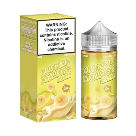 Custard Monster Banana Vape Juice – Creamy Custard and Ripe Banana Flavor