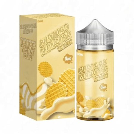 Vanilla Custard E-Juice by Custard Monster – A Premium Blend of Sweet Vanilla and Smooth Custard