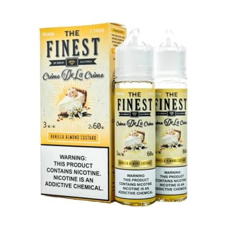 The Finest Vanilla Almond Custard 2x60mL – Rich and Indulgent Dessert E-Liquid