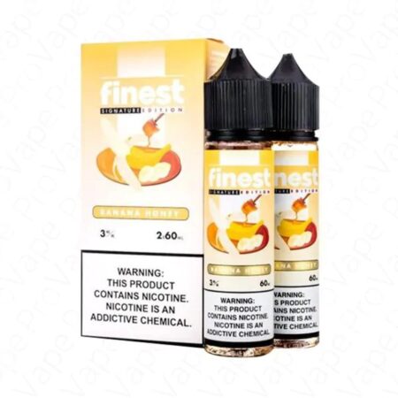 Banana Honey The Finest E-Juice – Creamy Milk, Honey, and Banana with Roasted Almonds