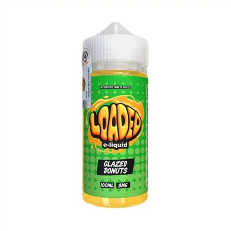 Glazed Donuts Loaded E-Liquid 100ml – A warm, doughy donut flavor with a sugary glaze in every puff. Perfect for dessert lovers.