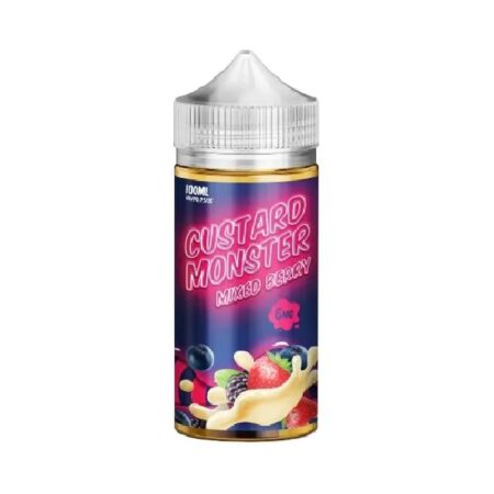 Mixed Berry Custard Monster 100mL – A Perfectly Balanced Dessert Vape with Berries and Custard