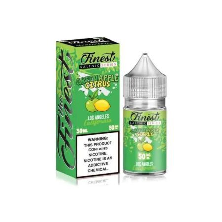 The Finest SaltNic Green Apple Citrus – Perfectly Balanced Sweet and Sour E-Liquid
