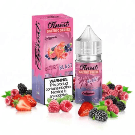 Berry Blast The Finest SaltNic – Sweet Strawberries, Tart Raspberries, and Juicy Blackberries